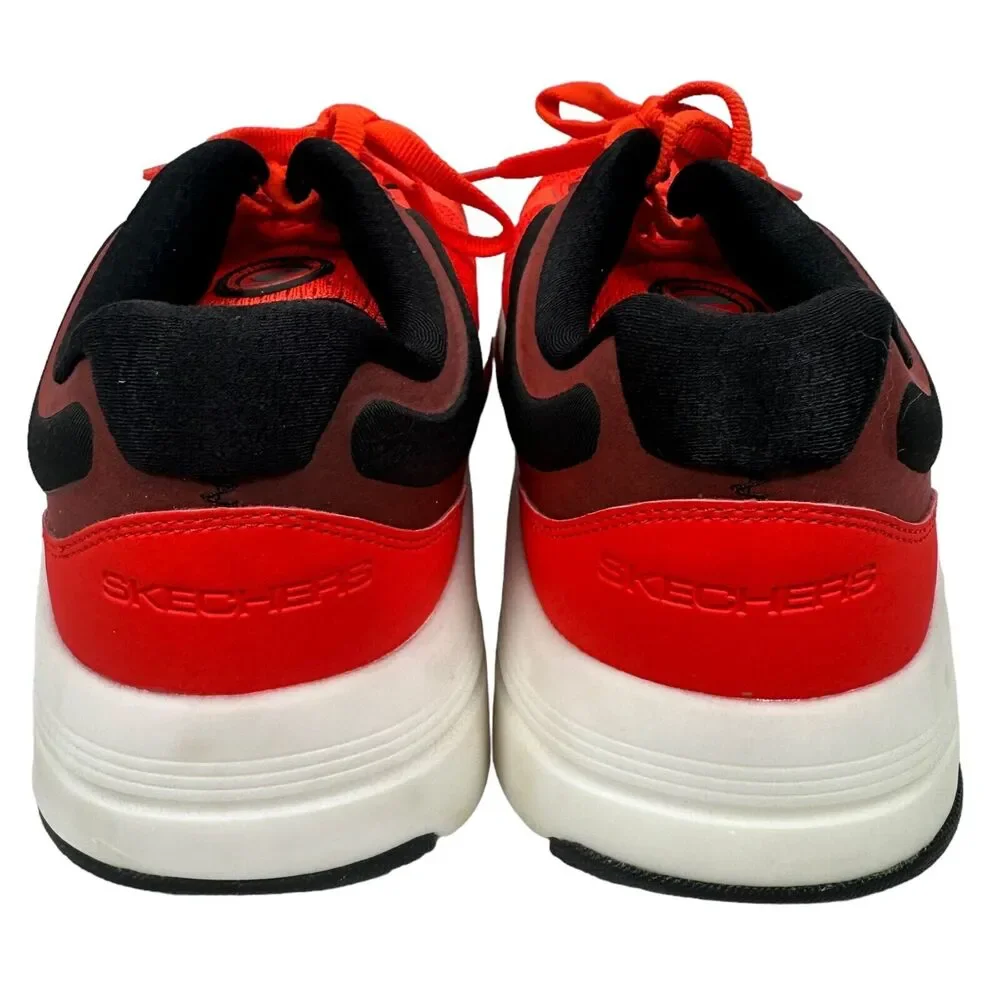Skechers Go Walk‎ Distance Walker Men's 9.5 Air Cooled Running Shoes 216529 RDBK